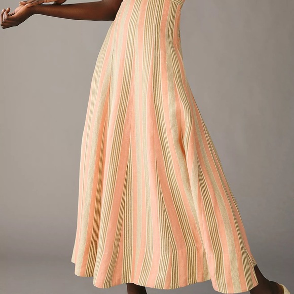 Anthropologie Maeve Square-Neck Tie-Back A-Line Dress - Picture 8 of 11